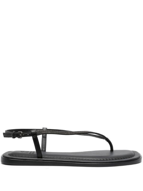 slingback buckled sandals